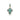 10K Yellow Gold Emerald & Diamond Cross Pendant
