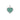 10K Yellow Gold Emerald & Diamond Heart Pendant