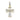 14K Gold Diamond Cross Pendant 1.43 CT