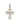 14K Gold Diamond Cross Pendant 1.43 CT