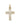 14K Gold Diamond Cross Pendant 1.80 CT