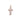 14K Gold Diamond Cross Pendant 2.15 CT