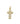14K Gold Diamond Cross Pendant 2.15 CT