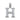 14K White Gold Diamond Initial "H" Pendant - 1.02 Ctw