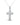14K White Gold Fancy Cross Diamond Pendant (0.32 CTW)