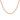 A 14k rose gold rope chain necklace with a thickness of 3.65mm, displayed against a white background.