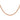 A 14k rose gold rope chain necklace with a length of 24 inches.