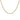 A 14k yellow gold solid rope chain necklace with a 24-inch length.