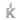 14k White Gold Diamond Initial "K" Pendant 1.00 CT