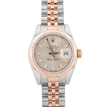 Rolex 179171 Lady-Datejust 26 mm Silver Dial Jubilee Bracelet Box n Papers 2013