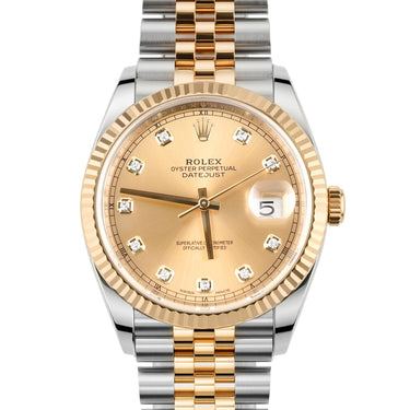 Rolex 126333 Datejust 41 mm Champagne Dial Jubilee Bracelet Box and Papers 2017