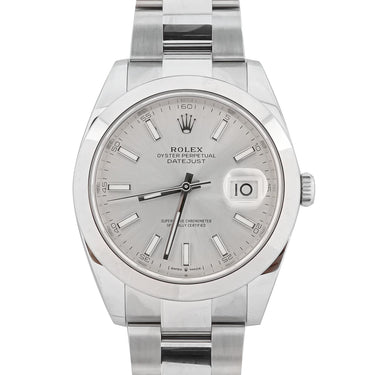 Rolex 126300 Datejust 41 mm Silver Dial Oyster Bracelet Box and Papers 2025