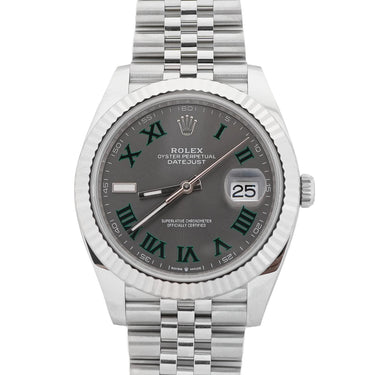 Rolex 126334 Datejust 41 mm Wimbledon Dial Jubilee Bracelet Box and Papers 2026