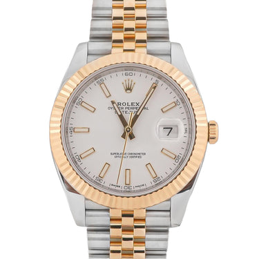 Rolex 126333 Datejust 41mm White Index Dial Jubilee Bracelet Box and Papers 2018