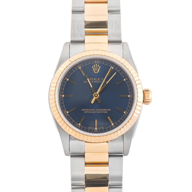 Rolex 77513 Datejust 31 mm Blue Index Dial Oyster Bracelet Box and Papers 2008