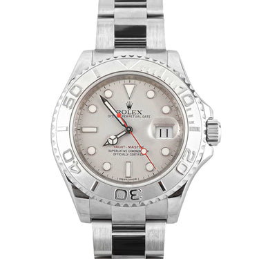 Rolex 116622 Yacht-Master 40 mm Platinum Bezel Platinum Grey Dial Oyster Bracelet Box and Papers 2015