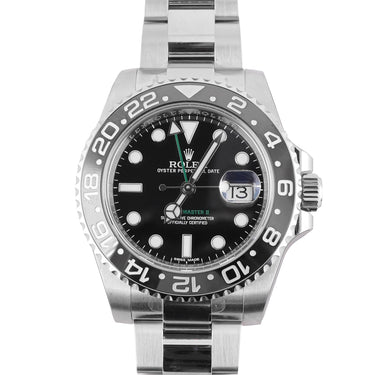 Rolex GMT-Master II 116710LN 40mm Black Dial Oyster Bracelet Box and Papers 2018