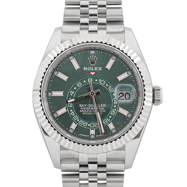 Rolex 336934 Sky-Dweller 42mm Mint Green Dial Jubilee Bracelet Box & Papers 2026