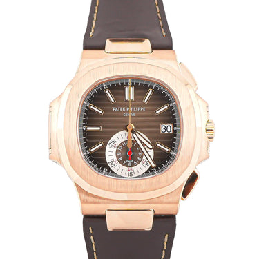 Patek Philippe 5980R-001 Nautilus 18K Rose Gold Black Dial Box & Papers 2015