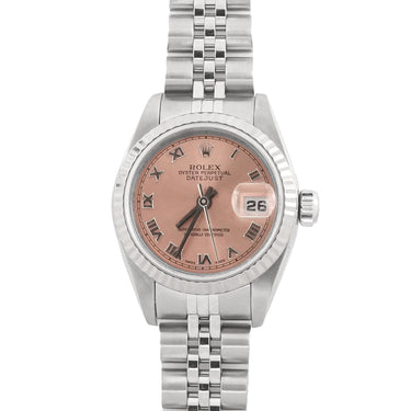 Rolex 79174 Lady-Datejust 26 mm Rose Dial Jubilee Bracelet Box and Papers 2003