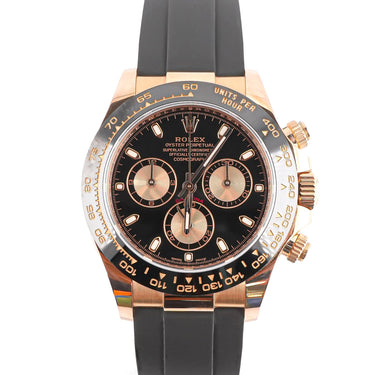 Rolex 116515LN Daytona 18K Rose Gold Black Index Dial Box and Papers 2017