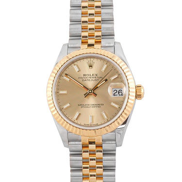 Rolex 278273 Datejust 31 mm Champagne Index Dial Jubilee Bracelet Box 2017
