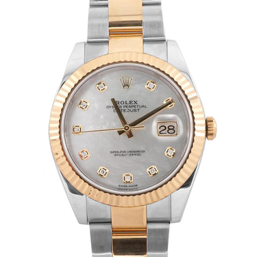Rolex 126333 Datejust 41 mm White MOP Dial Oyster Bracelet Box and Papers 2018