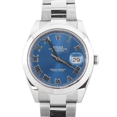 Rolex 126300 Datejust 41 mm Blue Dial Oyster Bracelet Box and Papers 2020