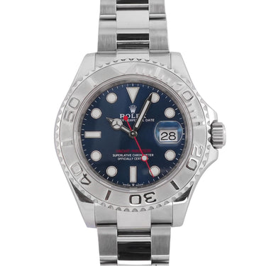 Rolex 126621 Yacht-Master 40mm Platinum Bezel Blue Dial Oyster Box & Papers 2019