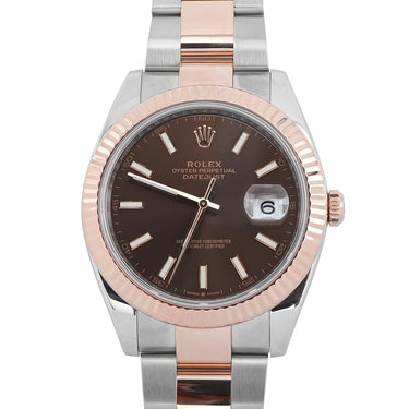 Rolex 126331 Datejust 41 mm Chocolate Dial Oyster Bracelet Box and Papers 2023