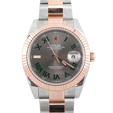 Rolex 126331 Datejust 41 mm 18K Rose Gold Wimbledon Dial Box and Papers 2023