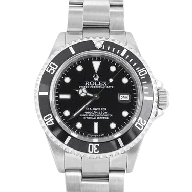 Rolex 16600 Sea-Dweller 40 mm Black Dial Oyster Bracelet Box and Papers 1998