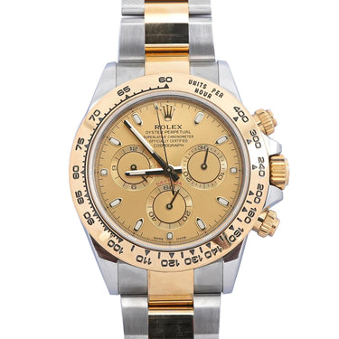 Rolex 116503 Daytona 40mm Champagne index Dial Oyster Bracelet Box & Papers 2021