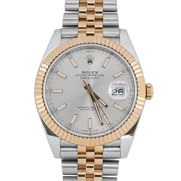 Rolex 126333 Datejust 41 mm Silver Index Dial Jubilee Bracelet Box & Papers 2023
