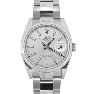 Rolex 126200 Datejust 36mm Silver Index Dial Oyster Bracelet Box and Papers 2025