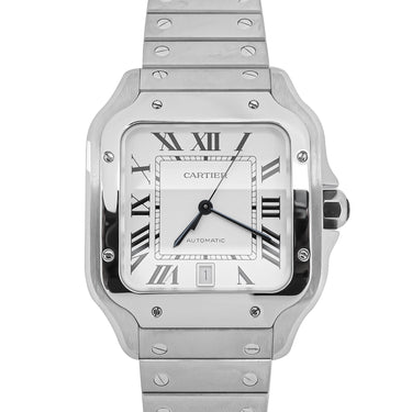 Cartier Santos WSSA0018 Silver Dial Stainless Steel Box and Papers 2021