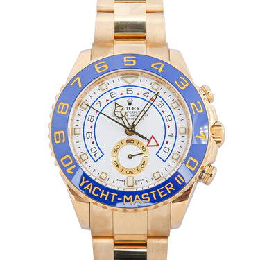 Rolex 116688 Yacht-Master II 44mm 18K Yellow Gold White Dial Box and Papers 2023