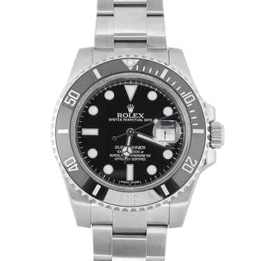 Rolex 116610LN Submariner Date 40mm Black Dial Oyster Bracelet Box & Papers 2014