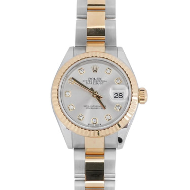 Rolex 279173 Lady-Datejust 28 mm Silver Dial Oyster Bracelet Box & Papers 2024