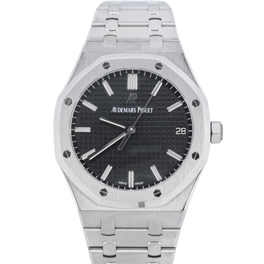 Audemars Piguet 15500ST.OO.1220ST.03 Royal Oak 41mm Black Dial Box & Papers 2020