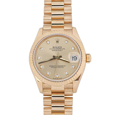 Rolex 278278 Datejust 31 mm 18K Yellow Gold Champagne Dial Box and Papers 2020