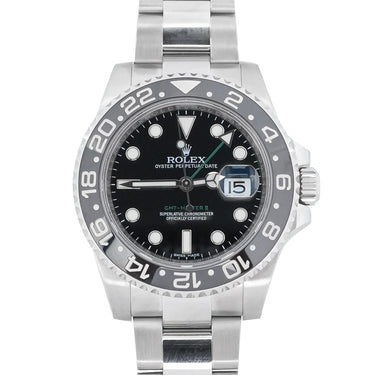 Rolex 116710LN GMT-Master II 40 mm Ceramic Bezel Black Dial Box and Papers 2016
