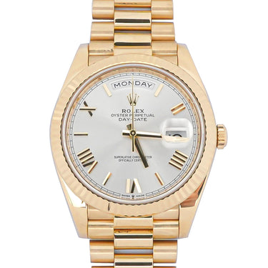 Rolex 228238 Day-Date 40 mm Silver Dial President Bracelet Box and Papers 2021