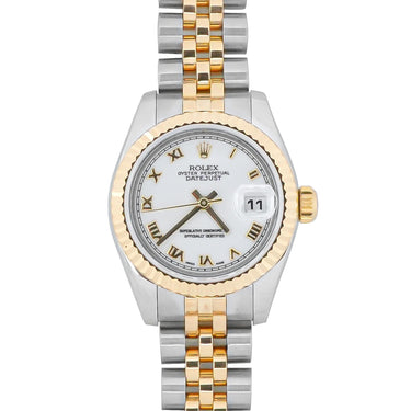 Rolex 179173 Lady-Datejust 26 mm White Dial Jubilee Bracelet Box & Papers 2009