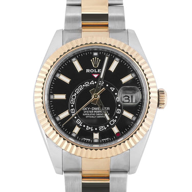 Rolex 326933 Sky-Dweller 42 mm Black Dial Oyster Bracelet Box and Papers 2021