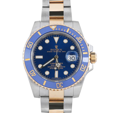 Rolex 116613LB Submariner Date 40 mm Blue Dial Oyster Bracelet Box & Papers 2017