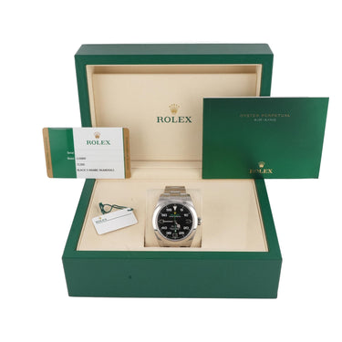 Rolex 116900 Air King 40 mm Black Dial Oyster Bracelet Box and Papers 2016