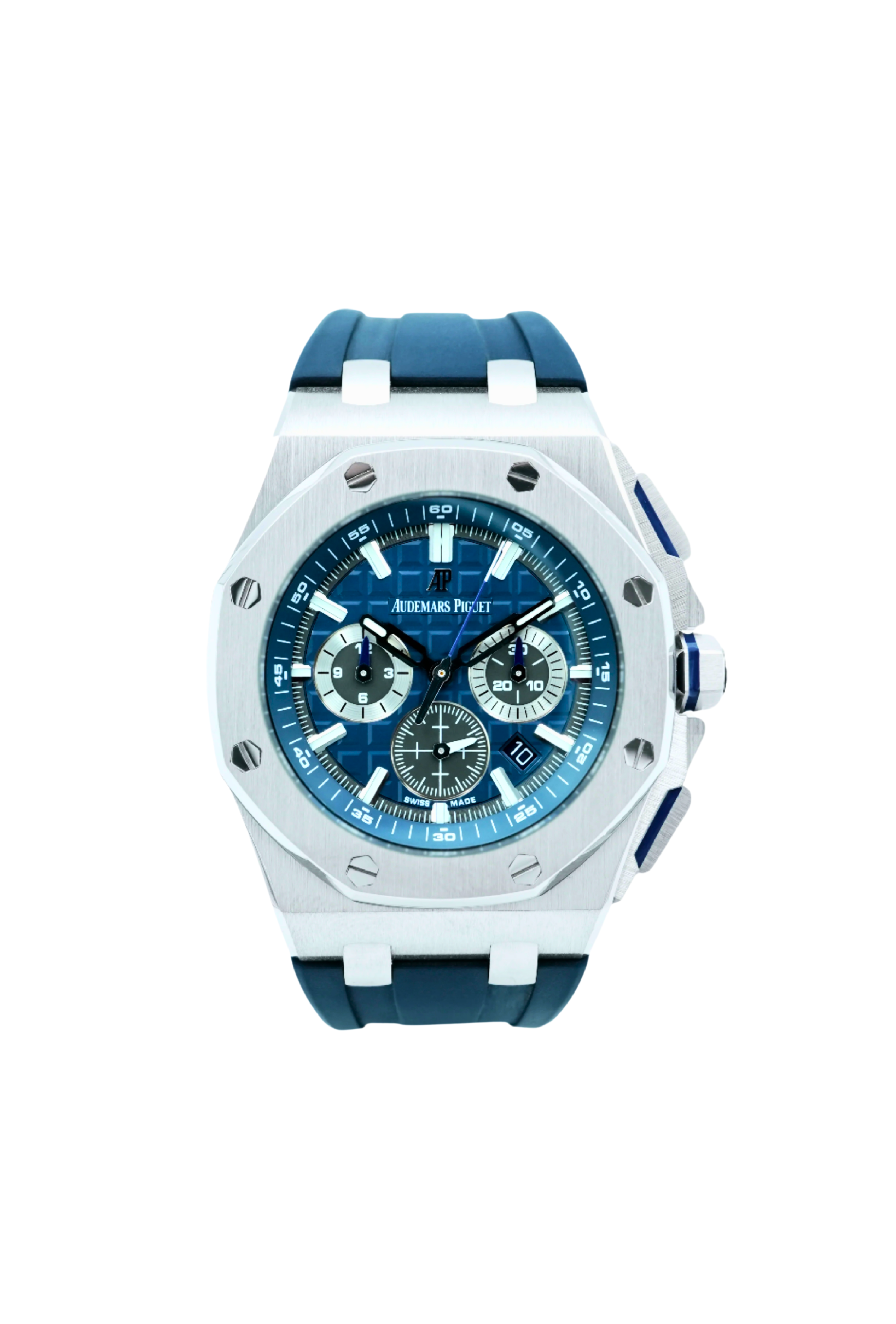 Audemars Piguet Royal Oak Offshore 42 mm Blue Dial Rubber Strap