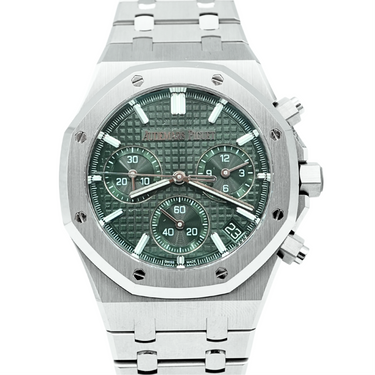 Audemars Piguet Royal Oak Selfwinding Chronograph “50th Anniversary” Green Dial Complete Set 2022