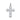14k White Gold Diamond Cross Pendant 3.22ct